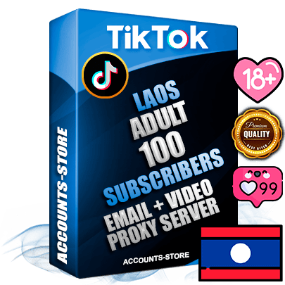 Professional Laotian PREMIUM TikTok accounts of manual registration and farming for the ADULT niche with high trust history profile photos and videos — fully themed and optimized for ADULT advertising and promotion — 100 niche-related live active subscribers 2018–2022 registration years Verified Email (included) + Cookie JSON for secure import and login to the account + User Agent + high-quality content filling (profile photo banner and videos). Fully ready for targeted campaigns and ad launches from any country. Perfectly holds ads without bans. Ideal for any earning schemes affiliate promotions and marketing projects. Quality unlimited IPv4 proxy server included.