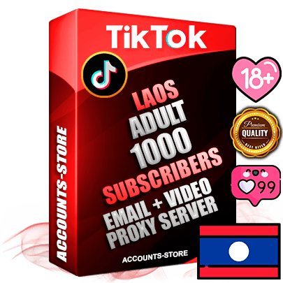 Professional Laotian PREMIUM TikTok accounts of manual registration and farming for the ADULT niche with high trust history profile photos and videos — fully themed and optimized for ADULT advertising and promotion — 1000 niche-related live active subscribers 2018–2022 registration years Verified Email (included) + Cookie JSON for secure import and login to the account + User Agent + high-quality content filling (profile photo banner and videos). Fully ready for targeted campaigns and ad launches from any country. Perfectly holds ads without bans. Ideal for any earning schemes affiliate promotions and marketing projects. Quality unlimited IPv4 proxy server included. Professional Laotian PREMIUM TikTok accounts of manual registration and farming for the ADULT niche with high trust history profile photos and videos — fully themed and optimized for ADULT advertising and promotion — 1000 niche-related live active subscribers 2018–2022 registration years Verified Email (included) + Cookie JSON for secure import and login to the account + User Agent + high-quality content filling (profile photo banner and videos). Fully ready for targeted campaigns and ad launches from any country. Perfectly holds ads without bans. Ideal for any earning schemes affiliate promotions and marketing projects. Quality unlimited IPv4 proxy server included.