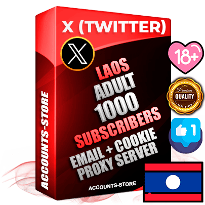 Professional Laotian PREMIUM X (Twitter) accounts of manual registration and farming for the ADULT niche with high trust history photos and tweets — fully themed and optimized for ADULT advertising and promotion — 1000 niche-related live active followers 2009–2014 registration year Verified Email (Included) + Cookie JSON for secure import and login to the account + User Agent + High-quality filling (Photo Header Posts). Fully ready for targeted campaigns and ad launches from any country. Perfectly hold ads without bans. Ideal for any earning schemes affiliate promotions and marketing projects. Quality unlimited IPv4 proxy server included.
