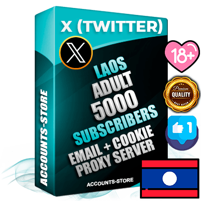 Professional Laotian PREMIUM X (Twitter) accounts of manual registration and farming for the ADULT niche with high trust history photos and tweets — fully themed and optimized for ADULT advertising and promotion — 5000 niche-related live active followers 2009–2014 registration year Verified Email (Included) + Cookie JSON for secure import and login to the account + User Agent + High-quality filling (Photo Header Posts). Fully ready for targeted campaigns and ad launches from any country. Perfectly hold ads without bans. Ideal for any earning schemes affiliate promotions and marketing projects. Quality unlimited IPv4 proxy server included.