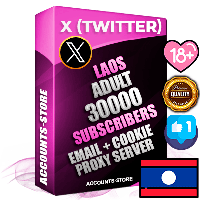 Professional Laotian PREMIUM X (Twitter) accounts of manual registration and farming for the ADULT niche with high trust history photos and tweets — fully themed and optimized for ADULT advertising and promotion — 30000 niche-related live active followers 2009–2014 registration year Verified Email (Included) + Cookie JSON for secure import and login to the account + User Agent + High-quality filling (Photo Header Posts). Fully ready for targeted campaigns and ad launches from any country. Perfectly hold ads without bans. Ideal for any earning schemes affiliate promotions and marketing projects. Quality unlimited IPv4 proxy server included. Professional Laotian PREMIUM X (Twitter) accounts of manual registration and farming for the ADULT niche with high trust history photos and tweets — fully themed and optimized for ADULT advertising and promotion — 30000 niche-related live active followers 2009–2014 registration year Verified Email (Included) + Cookie JSON for secure import and login to the account + User Agent + High-quality filling (Photo Header Posts). Fully ready for targeted campaigns and ad launches from any country. Perfectly hold ads without bans. Ideal for any earning schemes affiliate promotions and marketing projects. Quality unlimited IPv4 proxy server included.