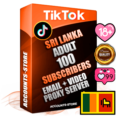 Professional Sri Lankan PREMIUM TikTok accounts of manual registration and farming for the ADULT niche with high trust history profile photos and videos — fully themed and optimized for ADULT advertising and promotion — 100 niche-related live active subscribers 2018–2022 registration years Verified Email (included) + Cookie JSON for secure import and login to the account + User Agent + high-quality content filling (profile photo banner and videos). Fully ready for targeted campaigns and ad launches from any country. Perfectly holds ads without bans. Ideal for any earning schemes affiliate promotions and marketing projects. Quality unlimited IPv4 proxy server included.
