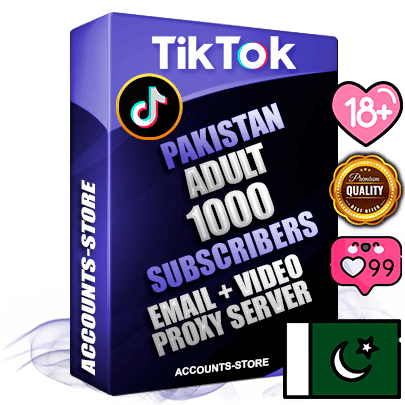 Professional Pakistani PREMIUM TikTok accounts of manual registration and farming for the ADULT niche with high trust history profile photos and videos — fully themed and optimized for ADULT advertising and promotion — 1000 niche-related live active subscribers 2018–2022 registration years Verified Email (included) + Cookie JSON for secure import and login to the account + User Agent + high-quality content filling (profile photo banner and videos). Fully ready for targeted campaigns and ad launches from any country. Perfectly holds ads without bans. Ideal for any earning schemes affiliate promotions and marketing projects. Quality unlimited IPv4 proxy server included. Professional Pakistani PREMIUM TikTok accounts of manual registration and farming for the ADULT niche with high trust history profile photos and videos — fully themed and optimized for ADULT advertising and promotion — 1000 niche-related live active subscribers 2018–2022 registration years Verified Email (included) + Cookie JSON for secure import and login to the account + User Agent + high-quality content filling (profile photo banner and videos). Fully ready for targeted campaigns and ad launches from any country. Perfectly holds ads without bans. Ideal for any earning schemes affiliate promotions and marketing projects. Quality unlimited IPv4 proxy server included.