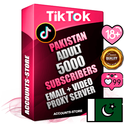 Professional Pakistani PREMIUM TikTok accounts of manual registration and farming for the ADULT niche with high trust history profile photos and videos — fully themed and optimized for ADULT advertising and promotion — 5000 niche-related live active subscribers 2018–2022 registration years Verified Email (included) + Cookie JSON for secure import and login to the account + User Agent + high-quality content filling (profile photo banner and videos). Fully ready for targeted campaigns and ad launches from any country. Perfectly holds ads without bans. Ideal for any earning schemes affiliate promotions and marketing projects. Quality unlimited IPv4 proxy server included.