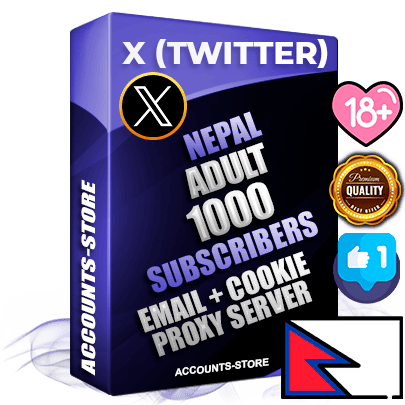 Professional Nepalese PREMIUM X (Twitter) accounts of manual registration and farming for the ADULT niche with high trust history photos and tweets — fully themed and optimized for ADULT advertising and promotion — 1000 niche-related live active followers 2009–2014 registration year Verified Email (Included) + Cookie JSON for secure import and login to the account + User Agent + High-quality filling (Photo Header Posts). Fully ready for targeted campaigns and ad launches from any country. Perfectly hold ads without bans. Ideal for any earning schemes affiliate promotions and marketing projects. Quality unlimited IPv4 proxy server included. Professional Nepalese PREMIUM X (Twitter) accounts of manual registration and farming for the ADULT niche with high trust history photos and tweets — fully themed and optimized for ADULT advertising and promotion — 1000 niche-related live active followers 2009–2014 registration year Verified Email (Included) + Cookie JSON for secure import and login to the account + User Agent + High-quality filling (Photo Header Posts). Fully ready for targeted campaigns and ad launches from any country. Perfectly hold ads without bans. Ideal for any earning schemes affiliate promotions and marketing projects. Quality unlimited IPv4 proxy server included.