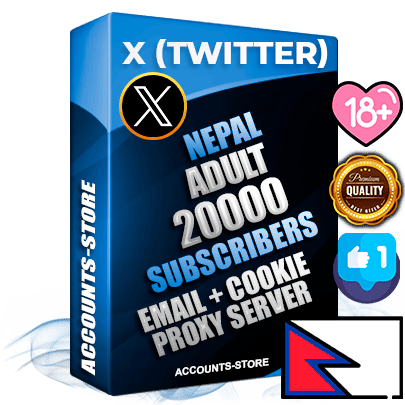Professional Nepalese PREMIUM X (Twitter) accounts of manual registration and farming for the ADULT niche with high trust history photos and tweets — fully themed and optimized for ADULT advertising and promotion — 20000 niche-related live active followers 2009–2014 registration year Verified Email (Included) + Cookie JSON for secure import and login to the account + User Agent + High-quality filling (Photo Header Posts). Fully ready for targeted campaigns and ad launches from any country. Perfectly hold ads without bans. Ideal for any earning schemes affiliate promotions and marketing projects. Quality unlimited IPv4 proxy server included. Professional Nepalese PREMIUM X (Twitter) accounts of manual registration and farming for the ADULT niche with high trust history photos and tweets — fully themed and optimized for ADULT advertising and promotion — 20000 niche-related live active followers 2009–2014 registration year Verified Email (Included) + Cookie JSON for secure import and login to the account + User Agent + High-quality filling (Photo Header Posts). Fully ready for targeted campaigns and ad launches from any country. Perfectly hold ads without bans. Ideal for any earning schemes affiliate promotions and marketing projects. Quality unlimited IPv4 proxy server included.