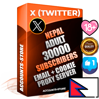 Professional Nepalese PREMIUM X (Twitter) accounts of manual registration and farming for the ADULT niche with high trust history photos and tweets — fully themed and optimized for ADULT advertising and promotion — 30000 niche-related live active followers 2009–2014 registration year Verified Email (Included) + Cookie JSON for secure import and login to the account + User Agent + High-quality filling (Photo Header Posts). Fully ready for targeted campaigns and ad launches from any country. Perfectly hold ads without bans. Ideal for any earning schemes affiliate promotions and marketing projects. Quality unlimited IPv4 proxy server included. Professional Nepalese PREMIUM X (Twitter) accounts of manual registration and farming for the ADULT niche with high trust history photos and tweets — fully themed and optimized for ADULT advertising and promotion — 30000 niche-related live active followers 2009–2014 registration year Verified Email (Included) + Cookie JSON for secure import and login to the account + User Agent + High-quality filling (Photo Header Posts). Fully ready for targeted campaigns and ad launches from any country. Perfectly hold ads without bans. Ideal for any earning schemes affiliate promotions and marketing projects. Quality unlimited IPv4 proxy server included.