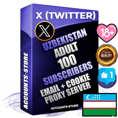 Professional Uzbek PREMIUM X (Twitter) accounts of manual registration and farming for the ADULT niche with high trust history photos and tweets — fully themed and optimized for ADULT advertising and promotion — 100 niche-related live active followers 2009–2014 registration year Verified Email (Included) + Cookie JSON for secure import and login to the account + User Agent + High-quality filling (Photo Header Posts). Fully ready for targeted campaigns and ad launches from any country. Perfectly hold ads without bans. Ideal for any earning schemes affiliate promotions and marketing projects. Quality unlimited IPv4 proxy server included. Professional Uzbek PREMIUM X (Twitter) accounts of manual registration and farming for the ADULT niche with high trust history photos and tweets — fully themed and optimized for ADULT advertising and promotion — 100 niche-related live active followers 2009–2014 registration year Verified Email (Included) + Cookie JSON for secure import and login to the account + User Agent + High-quality filling (Photo Header Posts). Fully ready for targeted campaigns and ad launches from any country. Perfectly hold ads without bans. Ideal for any earning schemes affiliate promotions and marketing projects. Quality unlimited IPv4 proxy server included.