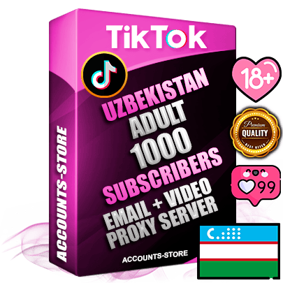 Professional Uzbek PREMIUM TikTok accounts of manual registration and farming for the ADULT niche with high trust history profile photos and videos — fully themed and optimized for ADULT advertising and promotion — 1000 niche-related live active subscribers 2018–2022 registration years Verified Email (included) + Cookie JSON for secure import and login to the account + User Agent + high-quality content filling (profile photo banner and videos). Fully ready for targeted campaigns and ad launches from any country. Perfectly holds ads without bans. Ideal for any earning schemes affiliate promotions and marketing projects. Quality unlimited IPv4 proxy server included. Professional Uzbek PREMIUM TikTok accounts of manual registration and farming for the ADULT niche with high trust history profile photos and videos — fully themed and optimized for ADULT advertising and promotion — 1000 niche-related live active subscribers 2018–2022 registration years Verified Email (included) + Cookie JSON for secure import and login to the account + User Agent + high-quality content filling (profile photo banner and videos). Fully ready for targeted campaigns and ad launches from any country. Perfectly holds ads without bans. Ideal for any earning schemes affiliate promotions and marketing projects. Quality unlimited IPv4 proxy server included.