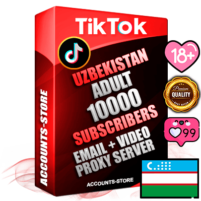 Professional Uzbek PREMIUM TikTok accounts of manual registration and farming for the ADULT niche with high trust history profile photos and videos — fully themed and optimized for ADULT advertising and promotion — 10000 niche-related live active subscribers 2018–2022 registration years Verified Email (included) + Cookie JSON for secure import and login to the account + User Agent + high-quality content filling (profile photo banner and videos). Fully ready for targeted campaigns and ad launches from any country. Perfectly holds ads without bans. Ideal for any earning schemes affiliate promotions and marketing projects. Quality unlimited IPv4 proxy server included.