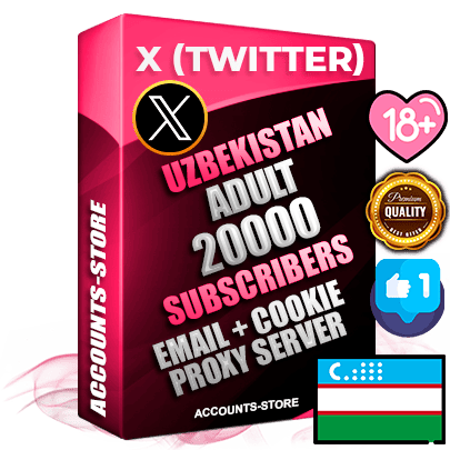 Professional Uzbek PREMIUM X (Twitter) accounts of manual registration and farming for the ADULT niche with high trust history photos and tweets — fully themed and optimized for ADULT advertising and promotion — 20000 niche-related live active followers 2009–2014 registration year Verified Email (Included) + Cookie JSON for secure import and login to the account + User Agent + High-quality filling (Photo Header Posts). Fully ready for targeted campaigns and ad launches from any country. Perfectly hold ads without bans. Ideal for any earning schemes affiliate promotions and marketing projects. Quality unlimited IPv4 proxy server included. Professional Uzbek PREMIUM X (Twitter) accounts of manual registration and farming for the ADULT niche with high trust history photos and tweets — fully themed and optimized for ADULT advertising and promotion — 20000 niche-related live active followers 2009–2014 registration year Verified Email (Included) + Cookie JSON for secure import and login to the account + User Agent + High-quality filling (Photo Header Posts). Fully ready for targeted campaigns and ad launches from any country. Perfectly hold ads without bans. Ideal for any earning schemes affiliate promotions and marketing projects. Quality unlimited IPv4 proxy server included.