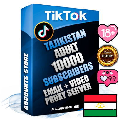 Professional Tajik PREMIUM TikTok accounts of manual registration and farming for the ADULT niche with high trust history profile photos and videos — fully themed and optimized for ADULT advertising and promotion — 10000 niche-related live active subscribers 2018–2022 registration years Verified Email (included) + Cookie JSON for secure import and login to the account + User Agent + high-quality content filling (profile photo banner and videos). Fully ready for targeted campaigns and ad launches from any country. Perfectly holds ads without bans. Ideal for any earning schemes affiliate promotions and marketing projects. Quality unlimited IPv4 proxy server included.