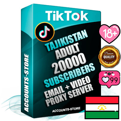 Professional Tajik PREMIUM TikTok accounts of manual registration and farming for the ADULT niche with high trust history profile photos and videos — fully themed and optimized for ADULT advertising and promotion — 20000 niche-related live active subscribers 2018–2022 registration years Verified Email (included) + Cookie JSON for secure import and login to the account + User Agent + high-quality content filling (profile photo banner and videos). Fully ready for targeted campaigns and ad launches from any country. Perfectly holds ads without bans. Ideal for any earning schemes affiliate promotions and marketing projects. Quality unlimited IPv4 proxy server included. Professional Tajik PREMIUM TikTok accounts of manual registration and farming for the ADULT niche with high trust history profile photos and videos — fully themed and optimized for ADULT advertising and promotion — 20000 niche-related live active subscribers 2018–2022 registration years Verified Email (included) + Cookie JSON for secure import and login to the account + User Agent + high-quality content filling (profile photo banner and videos). Fully ready for targeted campaigns and ad launches from any country. Perfectly holds ads without bans. Ideal for any earning schemes affiliate promotions and marketing projects. Quality unlimited IPv4 proxy server included.