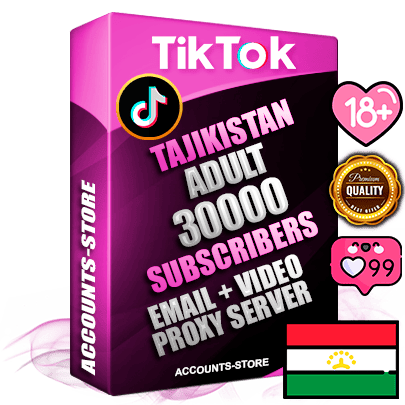 Professional Tajik PREMIUM TikTok accounts of manual registration and farming for the ADULT niche with high trust history profile photos and videos — fully themed and optimized for ADULT advertising and promotion — 30000 niche-related live active subscribers 2018–2022 registration years Verified Email (included) + Cookie JSON for secure import and login to the account + User Agent + high-quality content filling (profile photo banner and videos). Fully ready for targeted campaigns and ad launches from any country. Perfectly holds ads without bans. Ideal for any earning schemes affiliate promotions and marketing projects. Quality unlimited IPv4 proxy server included. Professional Tajik PREMIUM TikTok accounts of manual registration and farming for the ADULT niche with high trust history profile photos and videos — fully themed and optimized for ADULT advertising and promotion — 30000 niche-related live active subscribers 2018–2022 registration years Verified Email (included) + Cookie JSON for secure import and login to the account + User Agent + high-quality content filling (profile photo banner and videos). Fully ready for targeted campaigns and ad launches from any country. Perfectly holds ads without bans. Ideal for any earning schemes affiliate promotions and marketing projects. Quality unlimited IPv4 proxy server included.