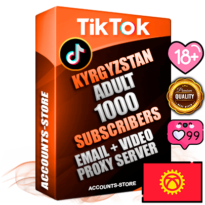 Professional Kyrgyz PREMIUM TikTok accounts of manual registration and farming for the ADULT niche with high trust history profile photos and videos — fully themed and optimized for ADULT advertising and promotion — 1000 niche-related live active subscribers 2018–2022 registration years Verified Email (included) + Cookie JSON for secure import and login to the account + User Agent + high-quality content filling (profile photo banner and videos). Fully ready for targeted campaigns and ad launches from any country. Perfectly holds ads without bans. Ideal for any earning schemes affiliate promotions and marketing projects. Quality unlimited IPv4 proxy server included.