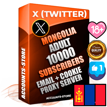 Professional Mongolian PREMIUM X (Twitter) accounts of manual registration and farming for the ADULT niche with high trust history photos and tweets — fully themed and optimized for ADULT advertising and promotion — 10000 niche-related live active followers 2009–2014 registration year Verified Email (Included) + Cookie JSON for secure import and login to the account + User Agent + High-quality filling (Photo Header Posts). Fully ready for targeted campaigns and ad launches from any country. Perfectly hold ads without bans. Ideal for any earning schemes affiliate promotions and marketing projects. Quality unlimited IPv4 proxy server included.