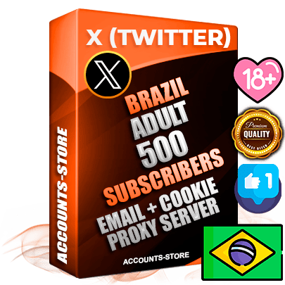 Professional Brazilian PREMIUM X (Twitter) accounts of manual registration and farming for the ADULT niche with high trust history photos and tweets — fully themed and optimized for ADULT advertising and promotion — 500 niche-related live active followers 2009–2014 registration year Verified Email (Included) + Cookie JSON for secure import and login to the account + User Agent + High-quality filling (Photo Header Posts). Fully ready for targeted campaigns and ad launches from any country. Perfectly hold ads without bans. Ideal for any earning schemes affiliate promotions and marketing projects. Quality unlimited IPv4 proxy server included.
