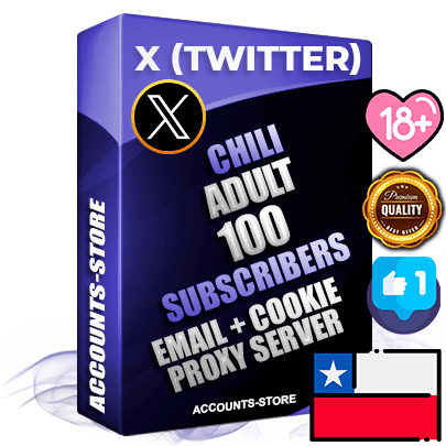Professional Chilean PREMIUM X (Twitter) accounts of manual registration and farming for the ADULT niche with high trust history photos and tweets — fully themed and optimized for ADULT advertising and promotion — 100 niche-related live active followers 2009–2014 registration year Verified Email (Included) + Cookie JSON for secure import and login to the account + User Agent + High-quality filling (Photo Header Posts). Fully ready for targeted campaigns and ad launches from any country. Perfectly hold ads without bans. Ideal for any earning schemes affiliate promotions and marketing projects. Quality unlimited IPv4 proxy server included.