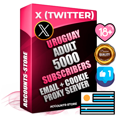 Professional Uruguayan PREMIUM X (Twitter) accounts of manual registration and farming for the ADULT niche with high trust history photos and tweets — fully themed and optimized for ADULT advertising and promotion — 5000 niche-related live active followers 2009–2014 registration year Verified Email (Included) + Cookie JSON for secure import and login to the account + User Agent + High-quality filling (Photo Header Posts). Fully ready for targeted campaigns and ad launches from any country. Perfectly hold ads without bans. Ideal for any earning schemes affiliate promotions and marketing projects. Quality unlimited IPv4 proxy server included. Professional Uruguayan PREMIUM X (Twitter) accounts of manual registration and farming for the ADULT niche with high trust history photos and tweets — fully themed and optimized for ADULT advertising and promotion — 5000 niche-related live active followers 2009–2014 registration year Verified Email (Included) + Cookie JSON for secure import and login to the account + User Agent + High-quality filling (Photo Header Posts). Fully ready for targeted campaigns and ad launches from any country. Perfectly hold ads without bans. Ideal for any earning schemes affiliate promotions and marketing projects. Quality unlimited IPv4 proxy server included.