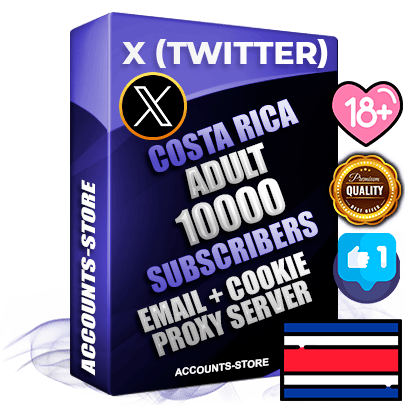 Professional Costa Rican PREMIUM X (Twitter) accounts of manual registration and farming for the ADULT niche with high trust history photos and tweets — fully themed and optimized for ADULT advertising and promotion — 10000 niche-related live active followers 2009–2014 registration year Verified Email (Included) + Cookie JSON for secure import and login to the account + User Agent + High-quality filling (Photo Header Posts). Fully ready for targeted campaigns and ad launches from any country. Perfectly hold ads without bans. Ideal for any earning schemes affiliate promotions and marketing projects. Quality unlimited IPv4 proxy server included. Professional Costa Rican PREMIUM X (Twitter) accounts of manual registration and farming for the ADULT niche with high trust history photos and tweets — fully themed and optimized for ADULT advertising and promotion — 10000 niche-related live active followers 2009–2014 registration year Verified Email (Included) + Cookie JSON for secure import and login to the account + User Agent + High-quality filling (Photo Header Posts). Fully ready for targeted campaigns and ad launches from any country. Perfectly hold ads without bans. Ideal for any earning schemes affiliate promotions and marketing projects. Quality unlimited IPv4 proxy server included.