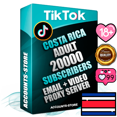 Professional Costa Rican PREMIUM TikTok accounts of manual registration and farming for the ADULT niche with high trust history profile photos and videos — fully themed and optimized for ADULT advertising and promotion — 20000 niche-related live active subscribers 2018–2022 registration years Verified Email (included) + Cookie JSON for secure import and login to the account + User Agent + high-quality content filling (profile photo banner and videos). Fully ready for targeted campaigns and ad launches from any country. Perfectly holds ads without bans. Ideal for any earning schemes affiliate promotions and marketing projects. Quality unlimited IPv4 proxy server included. Professional Costa Rican PREMIUM TikTok accounts of manual registration and farming for the ADULT niche with high trust history profile photos and videos — fully themed and optimized for ADULT advertising and promotion — 20000 niche-related live active subscribers 2018–2022 registration years Verified Email (included) + Cookie JSON for secure import and login to the account + User Agent + high-quality content filling (profile photo banner and videos). Fully ready for targeted campaigns and ad launches from any country. Perfectly holds ads without bans. Ideal for any earning schemes affiliate promotions and marketing projects. Quality unlimited IPv4 proxy server included.