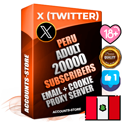 Professional Peruvian PREMIUM X (Twitter) accounts of manual registration and farming for the ADULT niche with high trust history photos and tweets — fully themed and optimized for ADULT advertising and promotion — 20000 niche-related live active followers 2009–2014 registration year Verified Email (Included) + Cookie JSON for secure import and login to the account + User Agent + High-quality filling (Photo Header Posts). Fully ready for targeted campaigns and ad launches from any country. Perfectly hold ads without bans. Ideal for any earning schemes affiliate promotions and marketing projects. Quality unlimited IPv4 proxy server included. Professional Peruvian PREMIUM X (Twitter) accounts of manual registration and farming for the ADULT niche with high trust history photos and tweets — fully themed and optimized for ADULT advertising and promotion — 20000 niche-related live active followers 2009–2014 registration year Verified Email (Included) + Cookie JSON for secure import and login to the account + User Agent + High-quality filling (Photo Header Posts). Fully ready for targeted campaigns and ad launches from any country. Perfectly hold ads without bans. Ideal for any earning schemes affiliate promotions and marketing projects. Quality unlimited IPv4 proxy server included.