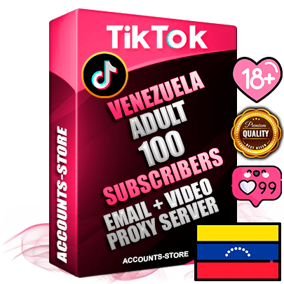 Professional Venezuelan PREMIUM TikTok accounts of manual registration and farming for the ADULT niche with high trust history profile photos and videos — fully themed and optimized for ADULT advertising and promotion — 100 niche-related live active subscribers 2018–2022 registration years Verified Email (included) + Cookie JSON for secure import and login to the account + User Agent + high-quality content filling (profile photo banner and videos). Fully ready for targeted campaigns and ad launches from any country. Perfectly holds ads without bans. Ideal for any earning schemes affiliate promotions and marketing projects. Quality unlimited IPv4 proxy server included.