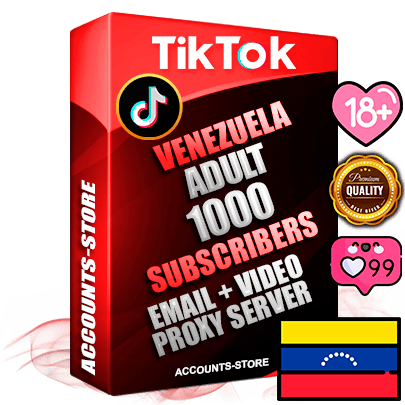 Professional Venezuelan PREMIUM TikTok accounts of manual registration and farming for the ADULT niche with high trust history profile photos and videos — fully themed and optimized for ADULT advertising and promotion — 1000 niche-related live active subscribers 2018–2022 registration years Verified Email (included) + Cookie JSON for secure import and login to the account + User Agent + high-quality content filling (profile photo banner and videos). Fully ready for targeted campaigns and ad launches from any country. Perfectly holds ads without bans. Ideal for any earning schemes affiliate promotions and marketing projects. Quality unlimited IPv4 proxy server included. Professional Venezuelan PREMIUM TikTok accounts of manual registration and farming for the ADULT niche with high trust history profile photos and videos — fully themed and optimized for ADULT advertising and promotion — 1000 niche-related live active subscribers 2018–2022 registration years Verified Email (included) + Cookie JSON for secure import and login to the account + User Agent + high-quality content filling (profile photo banner and videos). Fully ready for targeted campaigns and ad launches from any country. Perfectly holds ads without bans. Ideal for any earning schemes affiliate promotions and marketing projects. Quality unlimited IPv4 proxy server included.