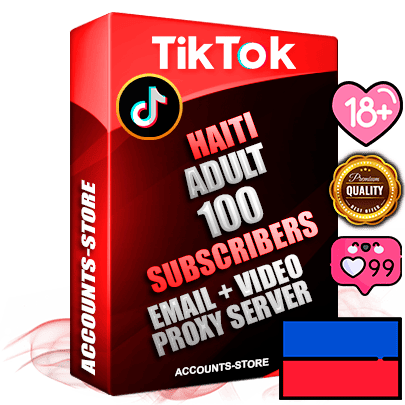 Professional Haitian PREMIUM TikTok accounts of manual registration and farming for the ADULT niche with high trust history profile photos and videos — fully themed and optimized for ADULT advertising and promotion — 100 niche-related live active subscribers 2018–2022 registration years Verified Email (included) + Cookie JSON for secure import and login to the account + User Agent + high-quality content filling (profile photo banner and videos). Fully ready for targeted campaigns and ad launches from any country. Perfectly holds ads without bans. Ideal for any earning schemes affiliate promotions and marketing projects. Quality unlimited IPv4 proxy server included.