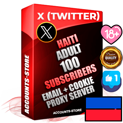 Professional Haitian PREMIUM X (Twitter) accounts of manual registration and farming for the ADULT niche with high trust history photos and tweets — fully themed and optimized for ADULT advertising and promotion — 100 niche-related live active followers 2009–2014 registration year Verified Email (Included) + Cookie JSON for secure import and login to the account + User Agent + High-quality filling (Photo Header Posts). Fully ready for targeted campaigns and ad launches from any country. Perfectly hold ads without bans. Ideal for any earning schemes affiliate promotions and marketing projects. Quality unlimited IPv4 proxy server included. Professional Haitian PREMIUM X (Twitter) accounts of manual registration and farming for the ADULT niche with high trust history photos and tweets — fully themed and optimized for ADULT advertising and promotion — 100 niche-related live active followers 2009–2014 registration year Verified Email (Included) + Cookie JSON for secure import and login to the account + User Agent + High-quality filling (Photo Header Posts). Fully ready for targeted campaigns and ad launches from any country. Perfectly hold ads without bans. Ideal for any earning schemes affiliate promotions and marketing projects. Quality unlimited IPv4 proxy server included.