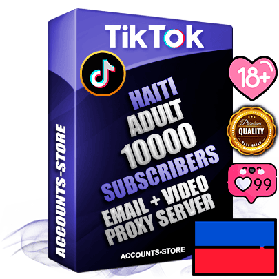 Professional Haitian PREMIUM TikTok accounts of manual registration and farming for the ADULT niche with high trust history profile photos and videos — fully themed and optimized for ADULT advertising and promotion — 10000 niche-related live active subscribers 2018–2022 registration years Verified Email (included) + Cookie JSON for secure import and login to the account + User Agent + high-quality content filling (profile photo banner and videos). Fully ready for targeted campaigns and ad launches from any country. Perfectly holds ads without bans. Ideal for any earning schemes affiliate promotions and marketing projects. Quality unlimited IPv4 proxy server included.