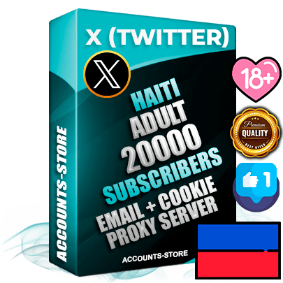 Professional Haitian PREMIUM X (Twitter) accounts of manual registration and farming for the ADULT niche with high trust history photos and tweets — fully themed and optimized for ADULT advertising and promotion — 20000 niche-related live active followers 2009–2014 registration year Verified Email (Included) + Cookie JSON for secure import and login to the account + User Agent + High-quality filling (Photo Header Posts). Fully ready for targeted campaigns and ad launches from any country. Perfectly hold ads without bans. Ideal for any earning schemes affiliate promotions and marketing projects. Quality unlimited IPv4 proxy server included. Professional Haitian PREMIUM X (Twitter) accounts of manual registration and farming for the ADULT niche with high trust history photos and tweets — fully themed and optimized for ADULT advertising and promotion — 20000 niche-related live active followers 2009–2014 registration year Verified Email (Included) + Cookie JSON for secure import and login to the account + User Agent + High-quality filling (Photo Header Posts). Fully ready for targeted campaigns and ad launches from any country. Perfectly hold ads without bans. Ideal for any earning schemes affiliate promotions and marketing projects. Quality unlimited IPv4 proxy server included.
