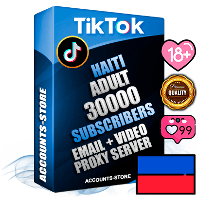 Professional Haitian PREMIUM TikTok accounts of manual registration and farming for the ADULT niche with high trust history profile photos and videos — fully themed and optimized for ADULT advertising and promotion — 30000 niche-related live active subscribers 2018–2022 registration years Verified Email (included) + Cookie JSON for secure import and login to the account + User Agent + high-quality content filling (profile photo banner and videos). Fully ready for targeted campaigns and ad launches from any country. Perfectly holds ads without bans. Ideal for any earning schemes affiliate promotions and marketing projects. Quality unlimited IPv4 proxy server included.