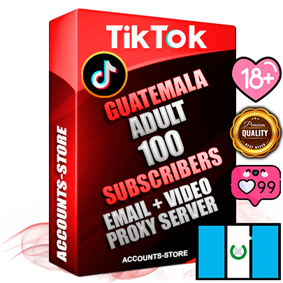 Professional Guatemalan PREMIUM TikTok accounts of manual registration and farming for the ADULT niche with high trust history profile photos and videos — fully themed and optimized for ADULT advertising and promotion — 100 niche-related live active subscribers 2018–2022 registration years Verified Email (included) + Cookie JSON for secure import and login to the account + User Agent + high-quality content filling (profile photo banner and videos). Fully ready for targeted campaigns and ad launches from any country. Perfectly holds ads without bans. Ideal for any earning schemes affiliate promotions and marketing projects. Quality unlimited IPv4 proxy server included. Professional Guatemalan PREMIUM TikTok accounts of manual registration and farming for the ADULT niche with high trust history profile photos and videos — fully themed and optimized for ADULT advertising and promotion — 100 niche-related live active subscribers 2018–2022 registration years Verified Email (included) + Cookie JSON for secure import and login to the account + User Agent + high-quality content filling (profile photo banner and videos). Fully ready for targeted campaigns and ad launches from any country. Perfectly holds ads without bans. Ideal for any earning schemes affiliate promotions and marketing projects. Quality unlimited IPv4 proxy server included.