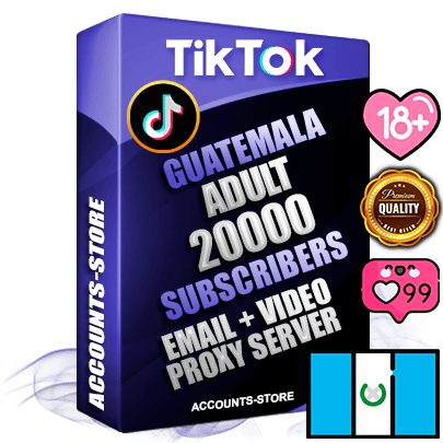Professional Guatemalan PREMIUM TikTok accounts of manual registration and farming for the ADULT niche with high trust history profile photos and videos — fully themed and optimized for ADULT advertising and promotion — 20000 niche-related live active subscribers 2018–2022 registration years Verified Email (included) + Cookie JSON for secure import and login to the account + User Agent + high-quality content filling (profile photo banner and videos). Fully ready for targeted campaigns and ad launches from any country. Perfectly holds ads without bans. Ideal for any earning schemes affiliate promotions and marketing projects. Quality unlimited IPv4 proxy server included. Professional Guatemalan PREMIUM TikTok accounts of manual registration and farming for the ADULT niche with high trust history profile photos and videos — fully themed and optimized for ADULT advertising and promotion — 20000 niche-related live active subscribers 2018–2022 registration years Verified Email (included) + Cookie JSON for secure import and login to the account + User Agent + high-quality content filling (profile photo banner and videos). Fully ready for targeted campaigns and ad launches from any country. Perfectly holds ads without bans. Ideal for any earning schemes affiliate promotions and marketing projects. Quality unlimited IPv4 proxy server included.
