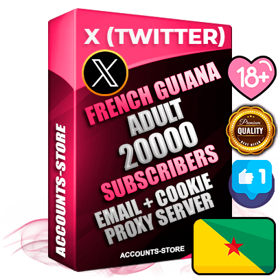 Professional Guiana PREMIUM X (Twitter) accounts of manual registration and farming for the ADULT niche with high trust history photos and tweets — fully themed and optimized for ADULT advertising and promotion — 20000 niche-related live active followers 2009–2014 registration year Verified Email (Included) + Cookie JSON for secure import and login to the account + User Agent + High-quality filling (Photo Header Posts). Fully ready for targeted campaigns and ad launches from any country. Perfectly hold ads without bans. Ideal for any earning schemes affiliate promotions and marketing projects. Quality unlimited IPv4 proxy server included. Professional Guiana PREMIUM X (Twitter) accounts of manual registration and farming for the ADULT niche with high trust history photos and tweets — fully themed and optimized for ADULT advertising and promotion — 20000 niche-related live active followers 2009–2014 registration year Verified Email (Included) + Cookie JSON for secure import and login to the account + User Agent + High-quality filling (Photo Header Posts). Fully ready for targeted campaigns and ad launches from any country. Perfectly hold ads without bans. Ideal for any earning schemes affiliate promotions and marketing projects. Quality unlimited IPv4 proxy server included.