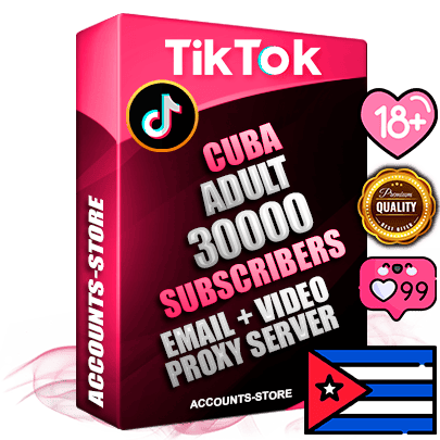 Professional Cuban PREMIUM TikTok accounts of manual registration and farming for the ADULT niche with high trust history profile photos and videos — fully themed and optimized for ADULT advertising and promotion — 30000 niche-related live active subscribers 2018–2022 registration years Verified Email (included) + Cookie JSON for secure import and login to the account + User Agent + high-quality content filling (profile photo banner and videos). Fully ready for targeted campaigns and ad launches from any country. Perfectly holds ads without bans. Ideal for any earning schemes affiliate promotions and marketing projects. Quality unlimited IPv4 proxy server included. Professional Cuban PREMIUM TikTok accounts of manual registration and farming for the ADULT niche with high trust history profile photos and videos — fully themed and optimized for ADULT advertising and promotion — 30000 niche-related live active subscribers 2018–2022 registration years Verified Email (included) + Cookie JSON for secure import and login to the account + User Agent + high-quality content filling (profile photo banner and videos). Fully ready for targeted campaigns and ad launches from any country. Perfectly holds ads without bans. Ideal for any earning schemes affiliate promotions and marketing projects. Quality unlimited IPv4 proxy server included.