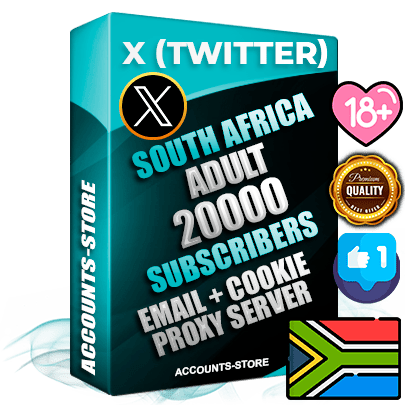 Professional South African PREMIUM X (Twitter) accounts of manual registration and farming for the ADULT niche with high trust history photos and tweets — fully themed and optimized for ADULT advertising and promotion — 20000 niche-related live active followers 2009–2014 registration year Verified Email (Included) + Cookie JSON for secure import and login to the account + User Agent + High-quality filling (Photo Header Posts). Fully ready for targeted campaigns and ad launches from any country. Perfectly hold ads without bans. Ideal for any earning schemes affiliate promotions and marketing projects. Quality unlimited IPv4 proxy server included.