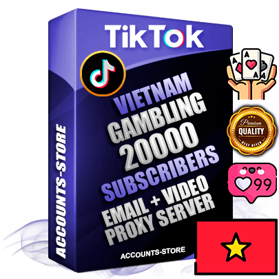 Professional Vietnamese PREMIUM TikTok accounts of manual registration and farming for the GAMBLING niche with high trust history profile photos and videos — fully themed and optimized for GAMBLING advertising and promotion — 20000 niche-related live active subscribers 2018–2022 registration years Verified Email (included) + Cookie JSON for secure import and login to the account + User Agent + high-quality content filling (profile photo banner and videos). Fully ready for targeted campaigns and ad launches from any country. Perfectly holds ads without bans. Ideal for any earning schemes affiliate promotions and marketing projects. Quality unlimited IPv4 proxy server included. Professional Vietnamese PREMIUM TikTok accounts of manual registration and farming for the GAMBLING niche with high trust history profile photos and videos — fully themed and optimized for GAMBLING advertising and promotion — 20000 niche-related live active subscribers 2018–2022 registration years Verified Email (included) + Cookie JSON for secure import and login to the account + User Agent + high-quality content filling (profile photo banner and videos). Fully ready for targeted campaigns and ad launches from any country. Perfectly holds ads without bans. Ideal for any earning schemes affiliate promotions and marketing projects. Quality unlimited IPv4 proxy server included.