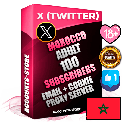 Professional Moroccan PREMIUM X (Twitter) accounts of manual registration and farming for the ADULT niche with high trust history photos and tweets — fully themed and optimized for ADULT advertising and promotion — 100 niche-related live active followers 2009–2014 registration year Verified Email (Included) + Cookie JSON for secure import and login to the account + User Agent + High-quality filling (Photo Header Posts). Fully ready for targeted campaigns and ad launches from any country. Perfectly hold ads without bans. Ideal for any earning schemes affiliate promotions and marketing projects. Quality unlimited IPv4 proxy server included.