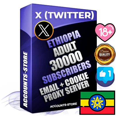 Professional Ethiopian PREMIUM X (Twitter) accounts of manual registration and farming for the ADULT niche with high trust history photos and tweets — fully themed and optimized for ADULT advertising and promotion — 30000 niche-related live active followers 2009–2014 registration year Verified Email (Included) + Cookie JSON for secure import and login to the account + User Agent + High-quality filling (Photo Header Posts). Fully ready for targeted campaigns and ad launches from any country. Perfectly hold ads without bans. Ideal for any earning schemes affiliate promotions and marketing projects. Quality unlimited IPv4 proxy server included.