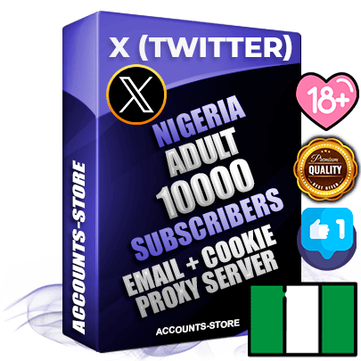 Professional Nigerian PREMIUM X (Twitter) accounts of manual registration and farming for the ADULT niche with high trust history photos and tweets — fully themed and optimized for ADULT advertising and promotion — 10000 niche-related live active followers 2009–2014 registration year Verified Email (Included) + Cookie JSON for secure import and login to the account + User Agent + High-quality filling (Photo Header Posts). Fully ready for targeted campaigns and ad launches from any country. Perfectly hold ads without bans. Ideal for any earning schemes affiliate promotions and marketing projects. Quality unlimited IPv4 proxy server included. Professional Nigerian PREMIUM X (Twitter) accounts of manual registration and farming for the ADULT niche with high trust history photos and tweets — fully themed and optimized for ADULT advertising and promotion — 10000 niche-related live active followers 2009–2014 registration year Verified Email (Included) + Cookie JSON for secure import and login to the account + User Agent + High-quality filling (Photo Header Posts). Fully ready for targeted campaigns and ad launches from any country. Perfectly hold ads without bans. Ideal for any earning schemes affiliate promotions and marketing projects. Quality unlimited IPv4 proxy server included.