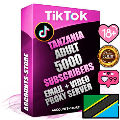 Professional Tanzanian PREMIUM TikTok accounts of manual registration and farming for the ADULT niche with high trust history profile photos and videos — fully themed and optimized for ADULT advertising and promotion — 5000 niche-related live active subscribers 2018–2022 registration years Verified Email (included) + Cookie JSON for secure import and login to the account + User Agent + high-quality content filling (profile photo banner and videos). Fully ready for targeted campaigns and ad launches from any country. Perfectly holds ads without bans. Ideal for any earning schemes affiliate promotions and marketing projects. Quality unlimited IPv4 proxy server included. Professional Tanzanian PREMIUM TikTok accounts of manual registration and farming for the ADULT niche with high trust history profile photos and videos — fully themed and optimized for ADULT advertising and promotion — 5000 niche-related live active subscribers 2018–2022 registration years Verified Email (included) + Cookie JSON for secure import and login to the account + User Agent + high-quality content filling (profile photo banner and videos). Fully ready for targeted campaigns and ad launches from any country. Perfectly holds ads without bans. Ideal for any earning schemes affiliate promotions and marketing projects. Quality unlimited IPv4 proxy server included.