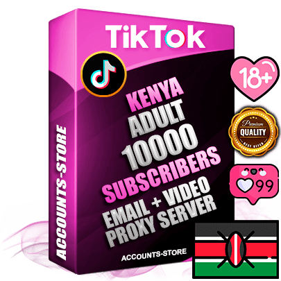 Professional Kenyan PREMIUM TikTok accounts of manual registration and farming for the ADULT niche with high trust history profile photos and videos — fully themed and optimized for ADULT advertising and promotion — 10000 niche-related live active subscribers 2018–2022 registration years Verified Email (included) + Cookie JSON for secure import and login to the account + User Agent + high-quality content filling (profile photo banner and videos). Fully ready for targeted campaigns and ad launches from any country. Perfectly holds ads without bans. Ideal for any earning schemes affiliate promotions and marketing projects. Quality unlimited IPv4 proxy server included. Professional Kenyan PREMIUM TikTok accounts of manual registration and farming for the ADULT niche with high trust history profile photos and videos — fully themed and optimized for ADULT advertising and promotion — 10000 niche-related live active subscribers 2018–2022 registration years Verified Email (included) + Cookie JSON for secure import and login to the account + User Agent + high-quality content filling (profile photo banner and videos). Fully ready for targeted campaigns and ad launches from any country. Perfectly holds ads without bans. Ideal for any earning schemes affiliate promotions and marketing projects. Quality unlimited IPv4 proxy server included.