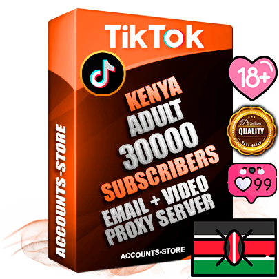 Professional Kenyan PREMIUM TikTok accounts of manual registration and farming for the ADULT niche with high trust history profile photos and videos — fully themed and optimized for ADULT advertising and promotion — 30000 niche-related live active subscribers 2018–2022 registration years Verified Email (included) + Cookie JSON for secure import and login to the account + User Agent + high-quality content filling (profile photo banner and videos). Fully ready for targeted campaigns and ad launches from any country. Perfectly holds ads without bans. Ideal for any earning schemes affiliate promotions and marketing projects. Quality unlimited IPv4 proxy server included. Professional Kenyan PREMIUM TikTok accounts of manual registration and farming for the ADULT niche with high trust history profile photos and videos — fully themed and optimized for ADULT advertising and promotion — 30000 niche-related live active subscribers 2018–2022 registration years Verified Email (included) + Cookie JSON for secure import and login to the account + User Agent + high-quality content filling (profile photo banner and videos). Fully ready for targeted campaigns and ad launches from any country. Perfectly holds ads without bans. Ideal for any earning schemes affiliate promotions and marketing projects. Quality unlimited IPv4 proxy server included.
