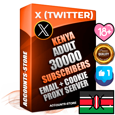 Professional Kenyan PREMIUM X (Twitter) accounts of manual registration and farming for the ADULT niche with high trust history photos and tweets — fully themed and optimized for ADULT advertising and promotion — 30000 niche-related live active followers 2009–2014 registration year Verified Email (Included) + Cookie JSON for secure import and login to the account + User Agent + High-quality filling (Photo Header Posts). Fully ready for targeted campaigns and ad launches from any country. Perfectly hold ads without bans. Ideal for any earning schemes affiliate promotions and marketing projects. Quality unlimited IPv4 proxy server included. Professional Kenyan PREMIUM X (Twitter) accounts of manual registration and farming for the ADULT niche with high trust history photos and tweets — fully themed and optimized for ADULT advertising and promotion — 30000 niche-related live active followers 2009–2014 registration year Verified Email (Included) + Cookie JSON for secure import and login to the account + User Agent + High-quality filling (Photo Header Posts). Fully ready for targeted campaigns and ad launches from any country. Perfectly hold ads without bans. Ideal for any earning schemes affiliate promotions and marketing projects. Quality unlimited IPv4 proxy server included.