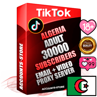 Professional Algerian PREMIUM TikTok accounts of manual registration and farming for the ADULT niche with high trust history profile photos and videos — fully themed and optimized for ADULT advertising and promotion — 30000 niche-related live active subscribers 2018–2022 registration years Verified Email (included) + Cookie JSON for secure import and login to the account + User Agent + high-quality content filling (profile photo banner and videos). Fully ready for targeted campaigns and ad launches from any country. Perfectly holds ads without bans. Ideal for any earning schemes affiliate promotions and marketing projects. Quality unlimited IPv4 proxy server included.
