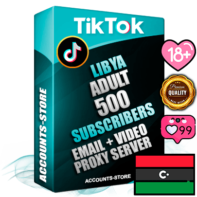 Professional Libyan PREMIUM TikTok accounts of manual registration and farming for the ADULT niche with high trust history profile photos and videos — fully themed and optimized for ADULT advertising and promotion — 500 niche-related live active subscribers 2018–2022 registration years Verified Email (included) + Cookie JSON for secure import and login to the account + User Agent + high-quality content filling (profile photo banner and videos). Fully ready for targeted campaigns and ad launches from any country. Perfectly holds ads without bans. Ideal for any earning schemes affiliate promotions and marketing projects. Quality unlimited IPv4 proxy server included.