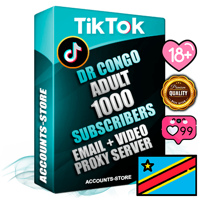 Professional DR Congo PREMIUM TikTok accounts of manual registration and farming for the ADULT niche with high trust history profile photos and videos — fully themed and optimized for ADULT advertising and promotion — 1000 niche-related live active subscribers 2018–2022 registration years Verified Email (included) + Cookie JSON for secure import and login to the account + User Agent + high-quality content filling (profile photo banner and videos). Fully ready for targeted campaigns and ad launches from any country. Perfectly holds ads without bans. Ideal for any earning schemes affiliate promotions and marketing projects. Quality unlimited IPv4 proxy server included. Professional DR Congo PREMIUM TikTok accounts of manual registration and farming for the ADULT niche with high trust history profile photos and videos — fully themed and optimized for ADULT advertising and promotion — 1000 niche-related live active subscribers 2018–2022 registration years Verified Email (included) + Cookie JSON for secure import and login to the account + User Agent + high-quality content filling (profile photo banner and videos). Fully ready for targeted campaigns and ad launches from any country. Perfectly holds ads without bans. Ideal for any earning schemes affiliate promotions and marketing projects. Quality unlimited IPv4 proxy server included.