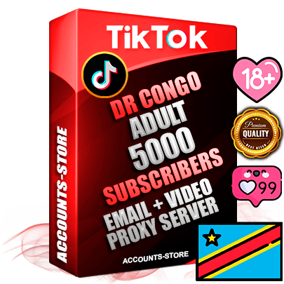 Professional DR Congo PREMIUM TikTok accounts of manual registration and farming for the ADULT niche with high trust history profile photos and videos — fully themed and optimized for ADULT advertising and promotion — 5000 niche-related live active subscribers 2018–2022 registration years Verified Email (included) + Cookie JSON for secure import and login to the account + User Agent + high-quality content filling (profile photo banner and videos). Fully ready for targeted campaigns and ad launches from any country. Perfectly holds ads without bans. Ideal for any earning schemes affiliate promotions and marketing projects. Quality unlimited IPv4 proxy server included. Professional DR Congo PREMIUM TikTok accounts of manual registration and farming for the ADULT niche with high trust history profile photos and videos — fully themed and optimized for ADULT advertising and promotion — 5000 niche-related live active subscribers 2018–2022 registration years Verified Email (included) + Cookie JSON for secure import and login to the account + User Agent + high-quality content filling (profile photo banner and videos). Fully ready for targeted campaigns and ad launches from any country. Perfectly holds ads without bans. Ideal for any earning schemes affiliate promotions and marketing projects. Quality unlimited IPv4 proxy server included.